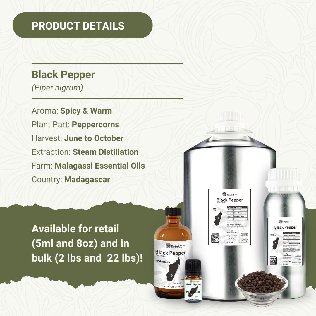 Nature Packaged Pimienta Negra, cuidado cosmético: uso suave en productos para piel