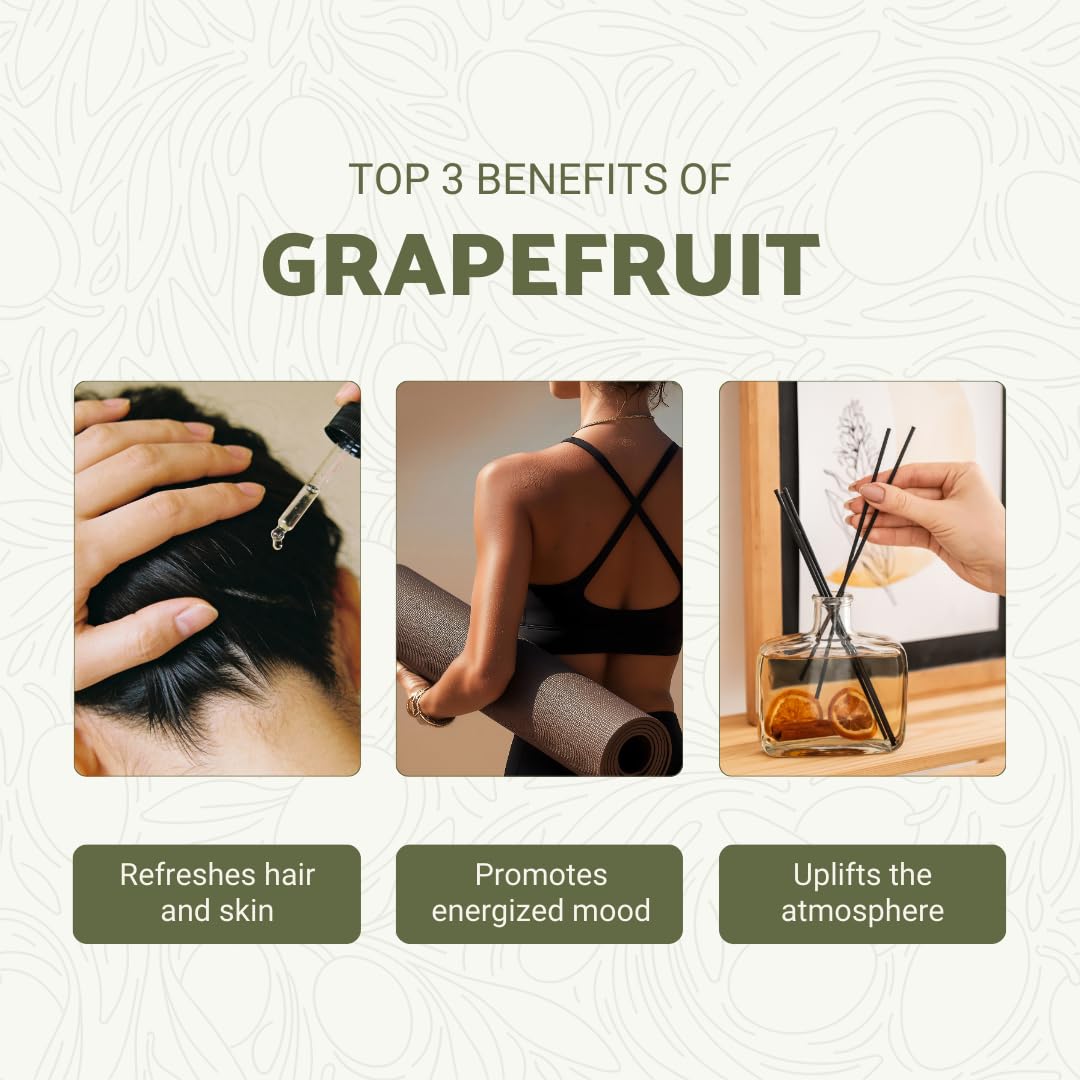 Nature Packaged pomelo difusor, aroma cítrico para sesiones de aromaterapia
