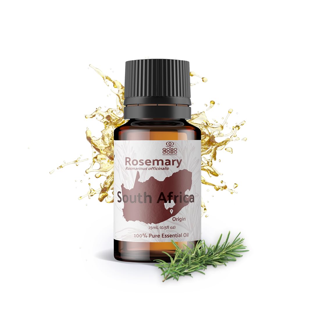 Nature Packaged Aceite de Romero en frasco, ideal para aromaterapia.