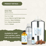 Nature Packaged cuidado de cabello con aceite de anís estrellado para brillo suave.