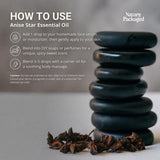 Nature Packaged cuidado de piel con aceite de anís estrellado para uso cosmético suave.