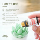 Nature Packaged toronjil: aceite para masajes y bienestar corporal.