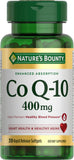 Nature's Bounty CoQ-10 400 mg: cápsulas liberación rápida para energía diaria