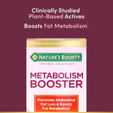 Nature’s Bounty Optimal Solutions Metabolism Booster con extractos cítricos, ayuda a apoyar la quema de grasa.
