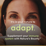 Toma diaria de Nature's Bounty Vitamin C + Zinc para rutina saludable.