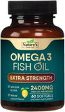Nature's Choice Omega3 2400mg - botella visible para consumo diario y bienestar mental