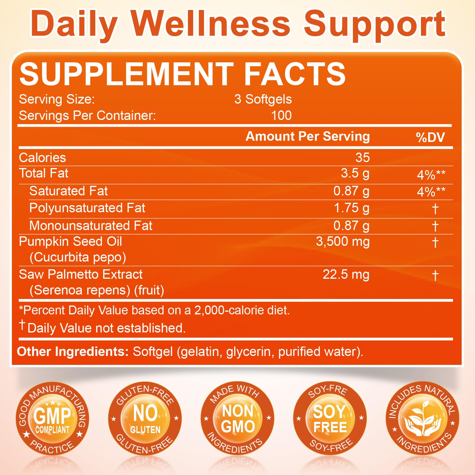 Nature's Live aceite de calabaza prensado en frio, botella con gotas, nutrientes