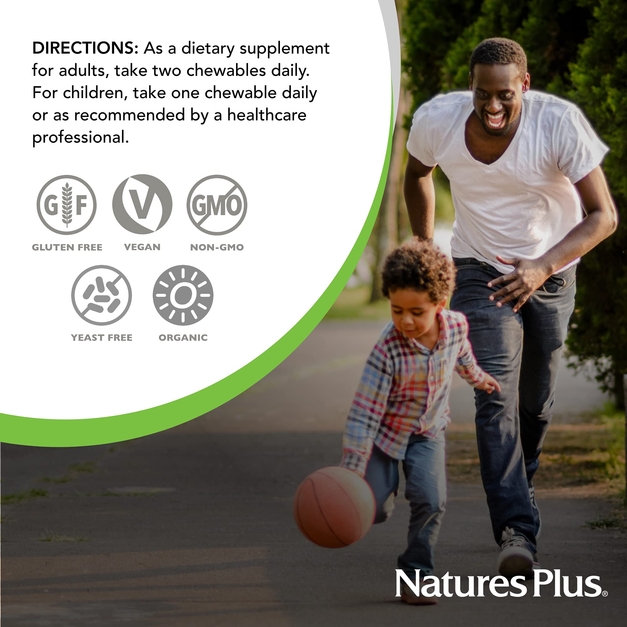 Nature's Plus Fuente de Vida Garden envase, producto de alta calidad y normativas cGMP.