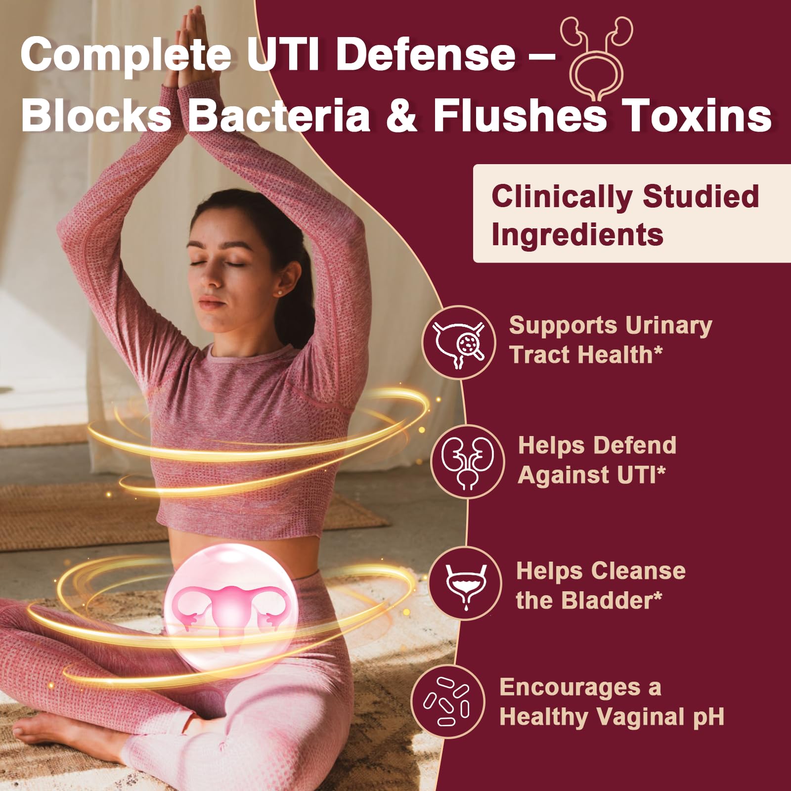 Nature Target arándano pildoras doble fuerza con D-manosa para la protección urinaria.