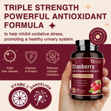 Nature Target arándano pildoras con vitamina C para apoyo antioxidante diario.