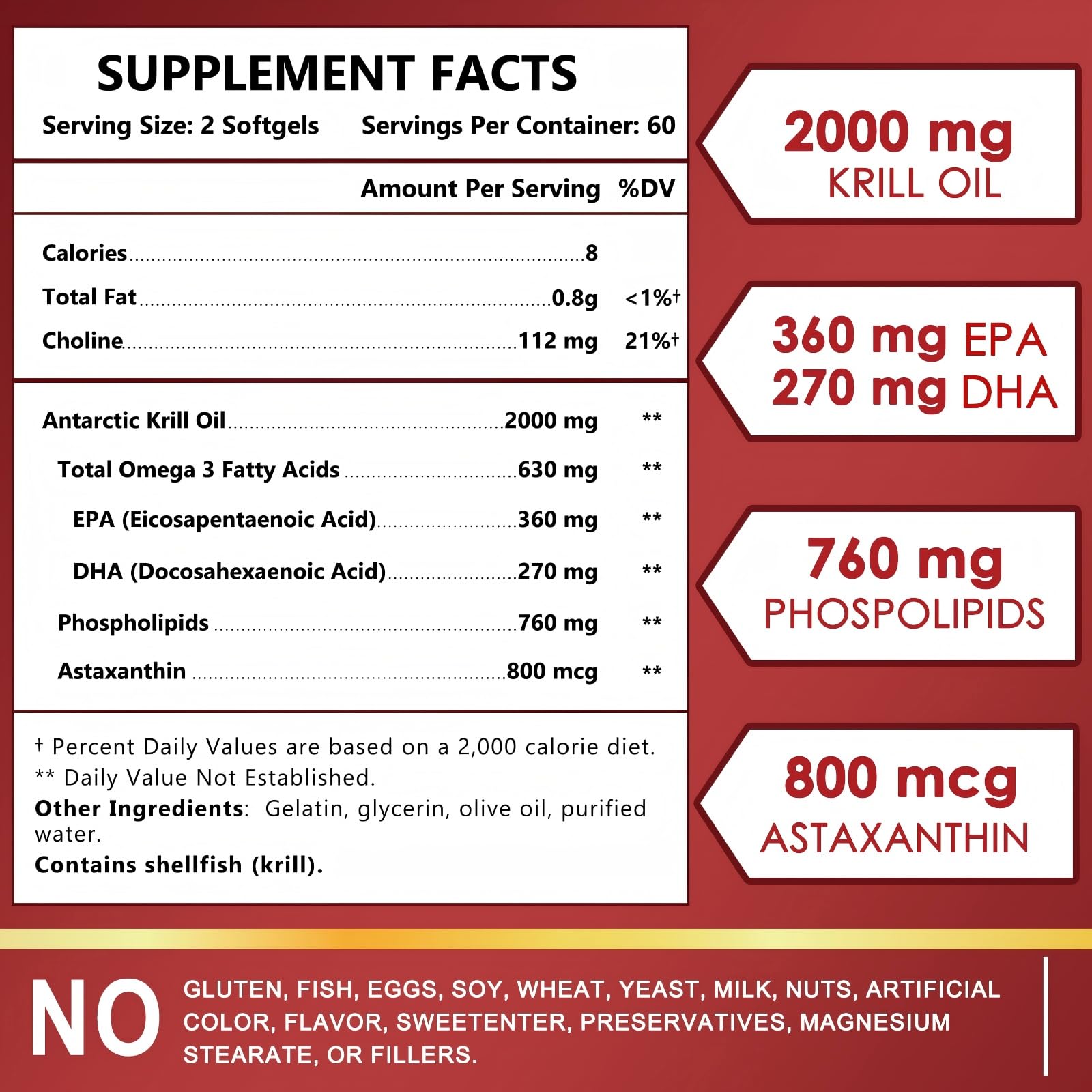 NATURE TARGET Astaxantina 800 mcg para antioxidantes naturales.