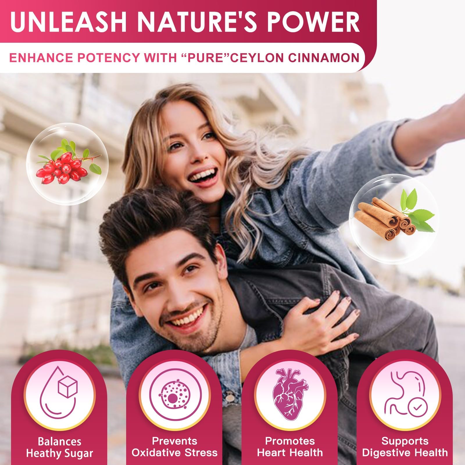 NATURE TARGET Berberina HCl 1200mg canela de Ceilán, aroma natural