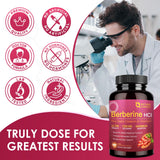 NATURE TARGET Berberina HCl 1200mg, energía diaria y vitalidad