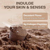 Nature Target Chocolate Multi Collagen Peptides etiqueta pura y garantía de calidad.