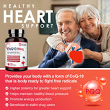 Cápsulas suaves Nature Target CoQ10 de 200 mg diseñadas para absorcion optimizada