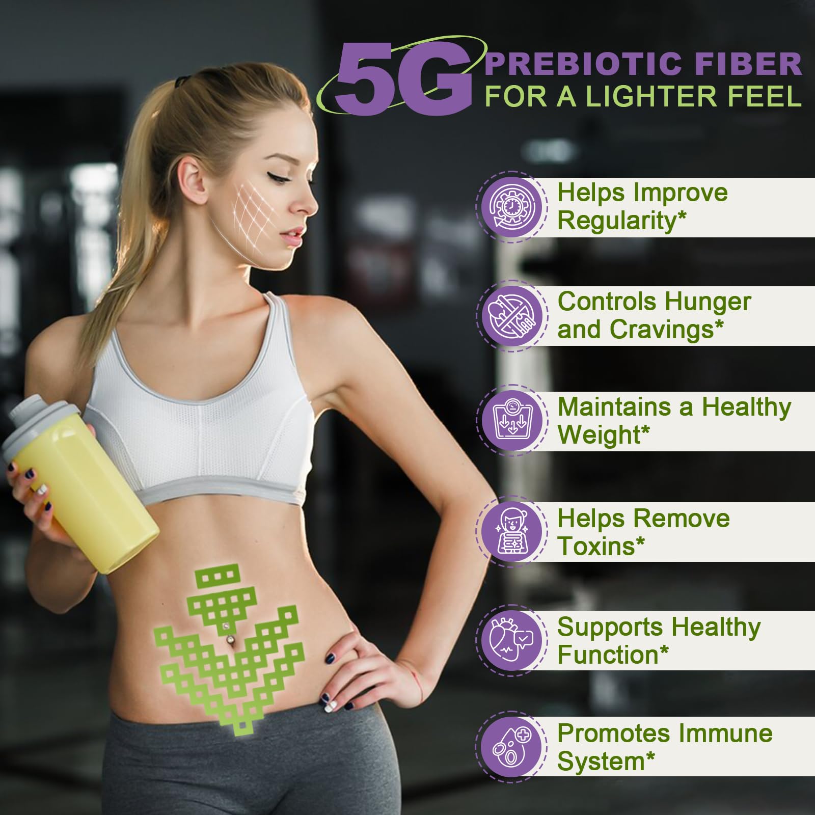 Nature Target fibra diaria sin grumos, textura suave y agradable