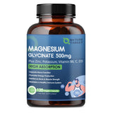 Nature Target magnesio glicinato 500 mg, cápsulas suaves para apoyo muscular diario