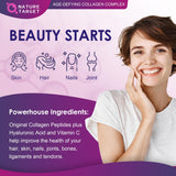 Nature Target Multicollagen ingredientes clave con tipos I a X