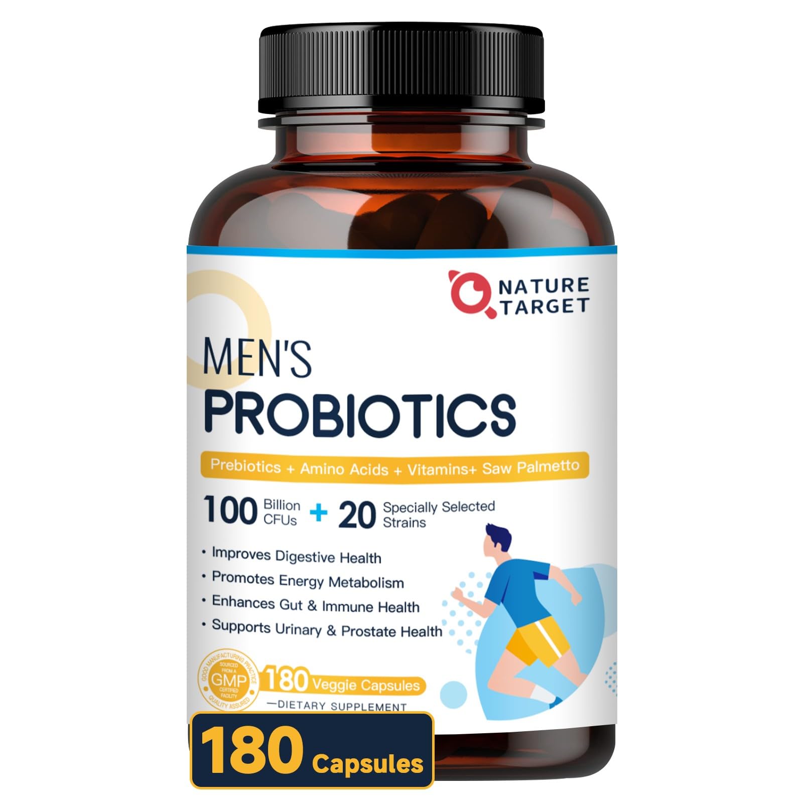 NATURE TARGET probióticos – caja del producto para digestión diaria