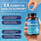 NATURE TARGET Probiotics, cápsulas entericas, liberación en intestino para digestión suave.