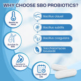 NATURE TARGET Probiotics, mezcla de prebióticos, favorece crecimiento de bacterias beneficiosas.