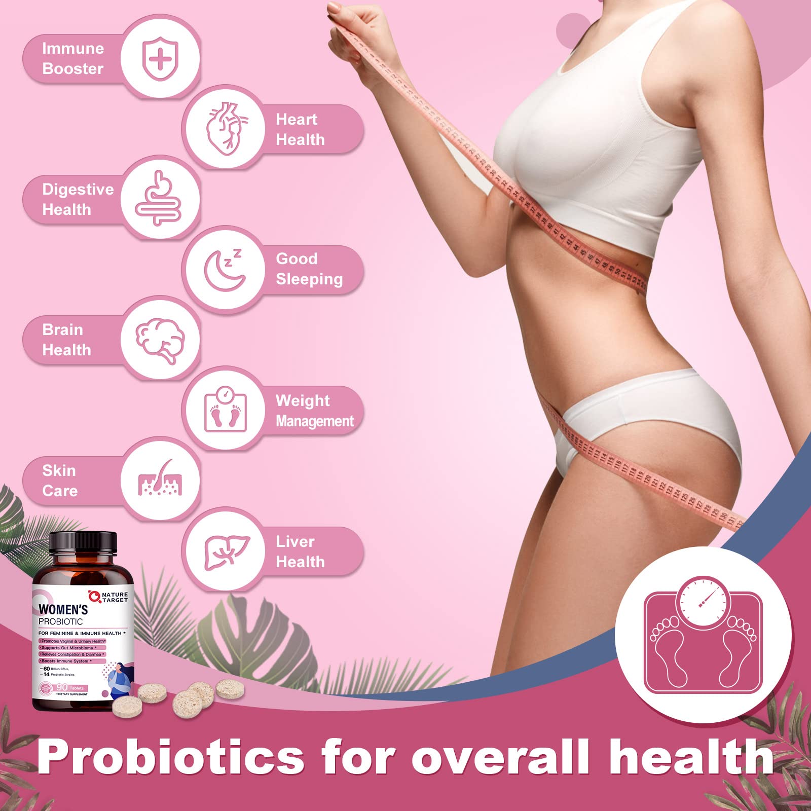Nature Target Probiotics: prebióticos que maximizan la efectividad de las cepas.