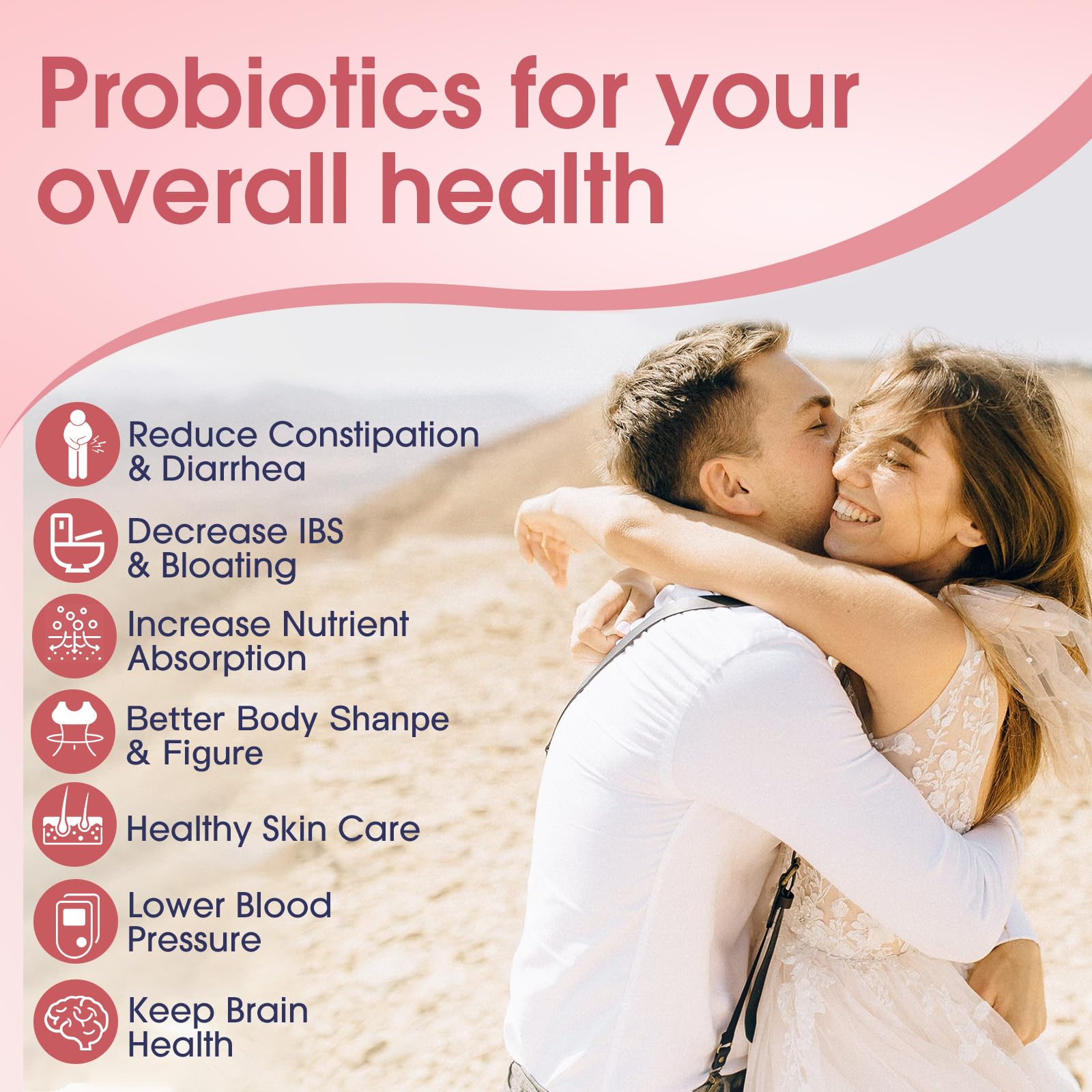 NATURE TARGET Probiotics sin gluten y sin soja, apto para dietas.