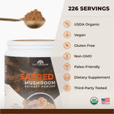 Naturealm Sacred 7: ingredientes de hongos completos para beta-glucanos.