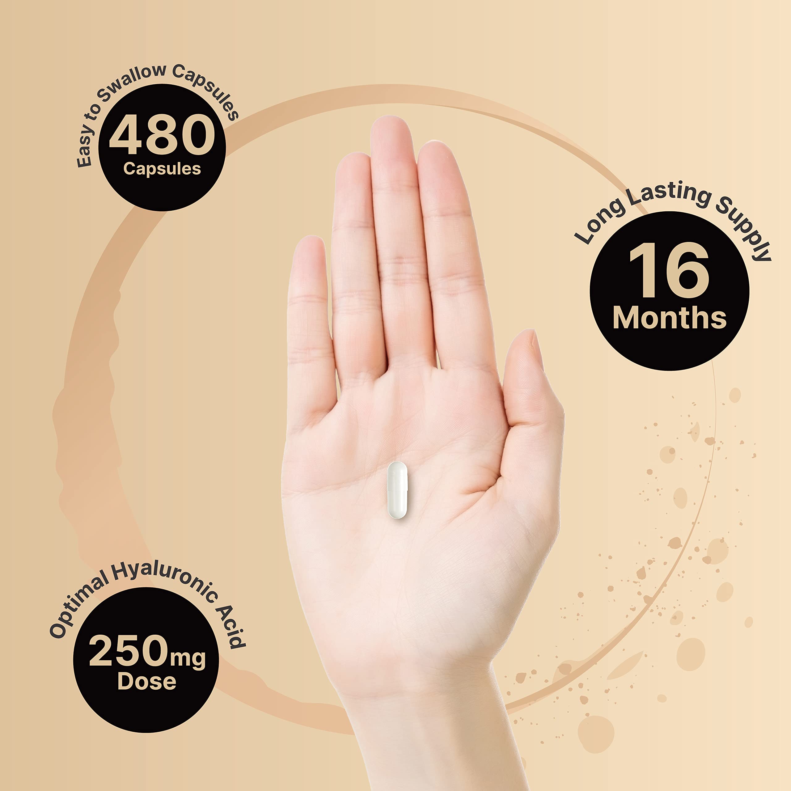 NatureBell apoyo para articulaciones y huesos con ácido hialurónico.