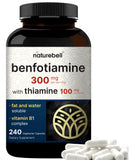 NatureBell Benfotiamina con Thiamina: cápsulas en frasco para energía diaria