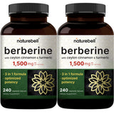 NatureBell Berberina cápsulas vegetarianas, fáciles de integrar en la rutina diaria.