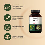 NatureBell Boron, aceite MCT de coco para mejor absorción