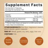 NatureBell CoQ10 Omega-3 caja frontal, fácil acceso para la salud del corazón.