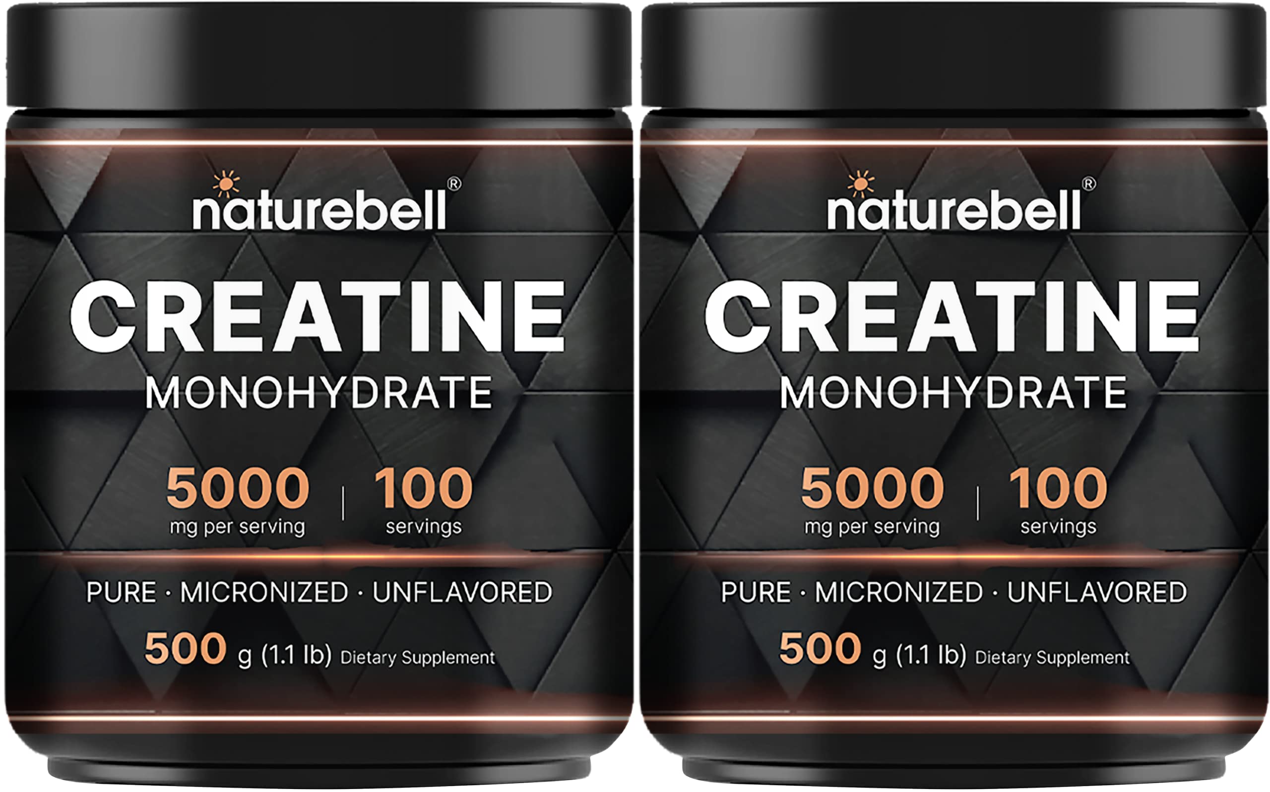 NatureBell creatina monohidratada: botella para mezclas suaves.