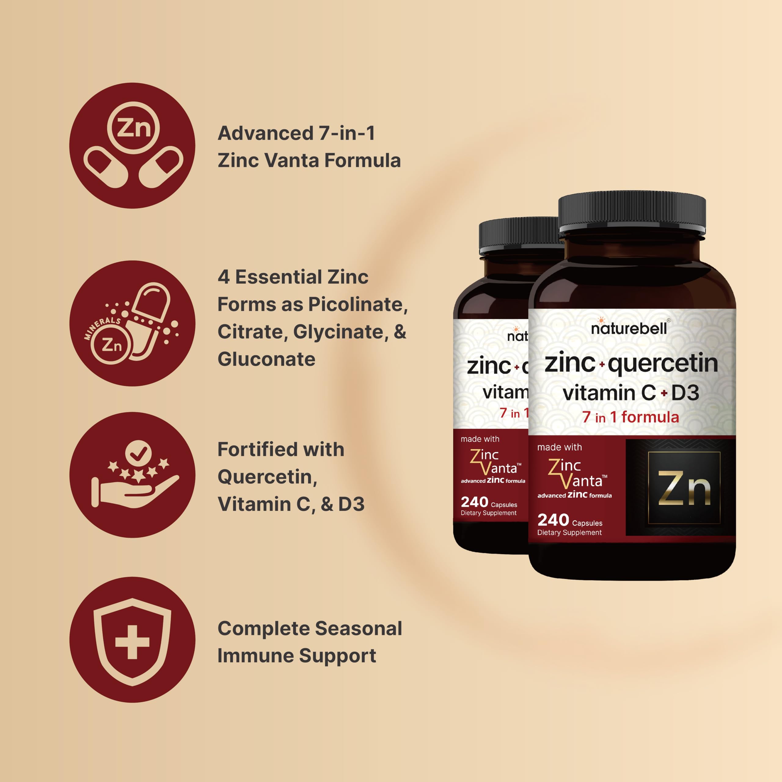 NatureBell dosis porcion 1300 mg para consumo diario