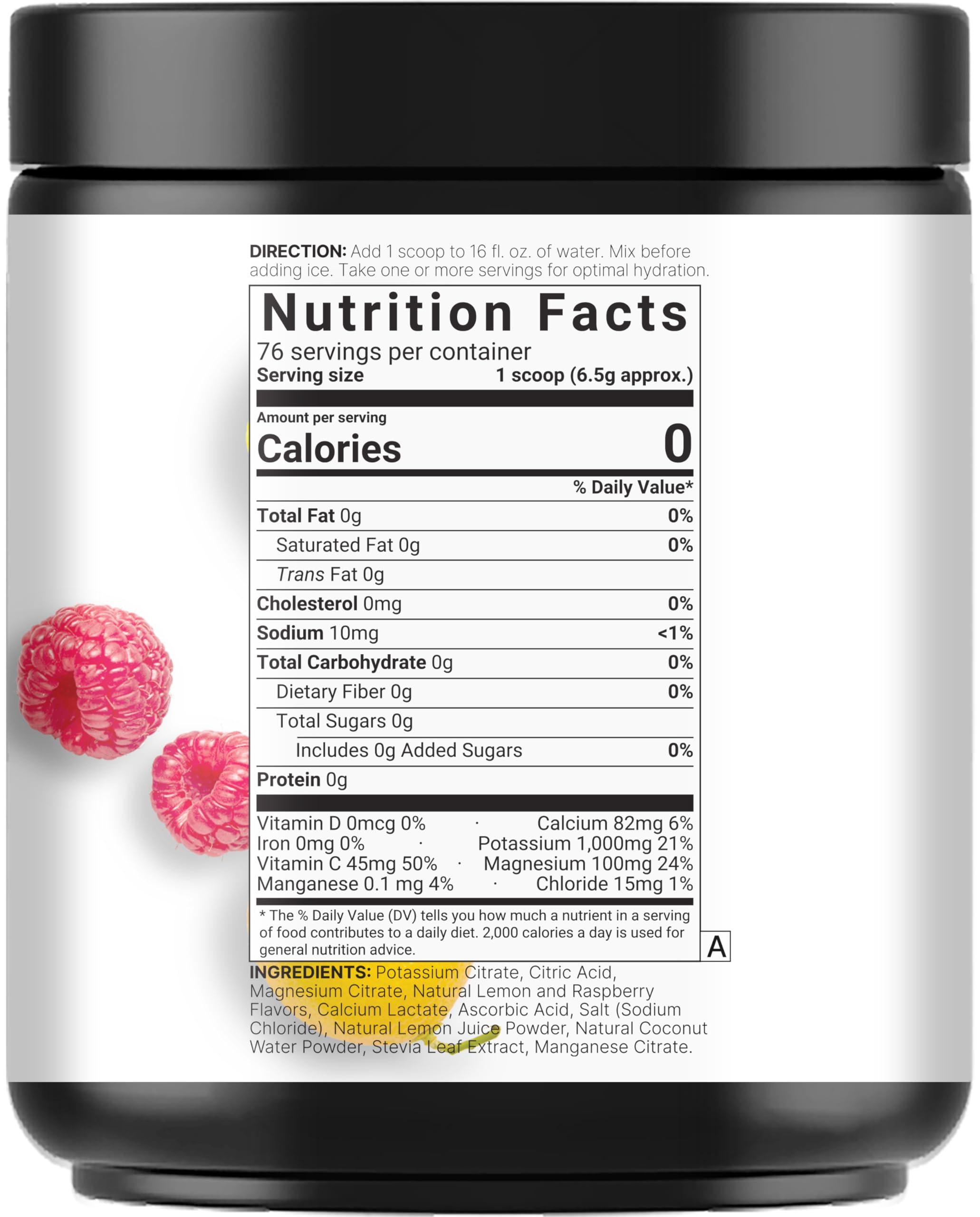NatureBell electrolitos libre de alérgenos, apto para diversas dietas