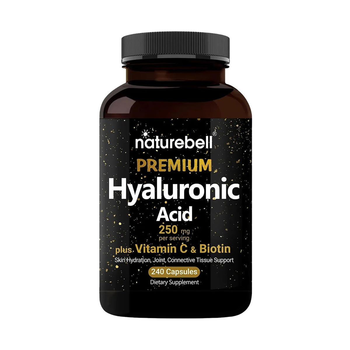 NatureBell hialuronico-acido 250mg capsulas: apoya hidratacion de la piel y articulaciones