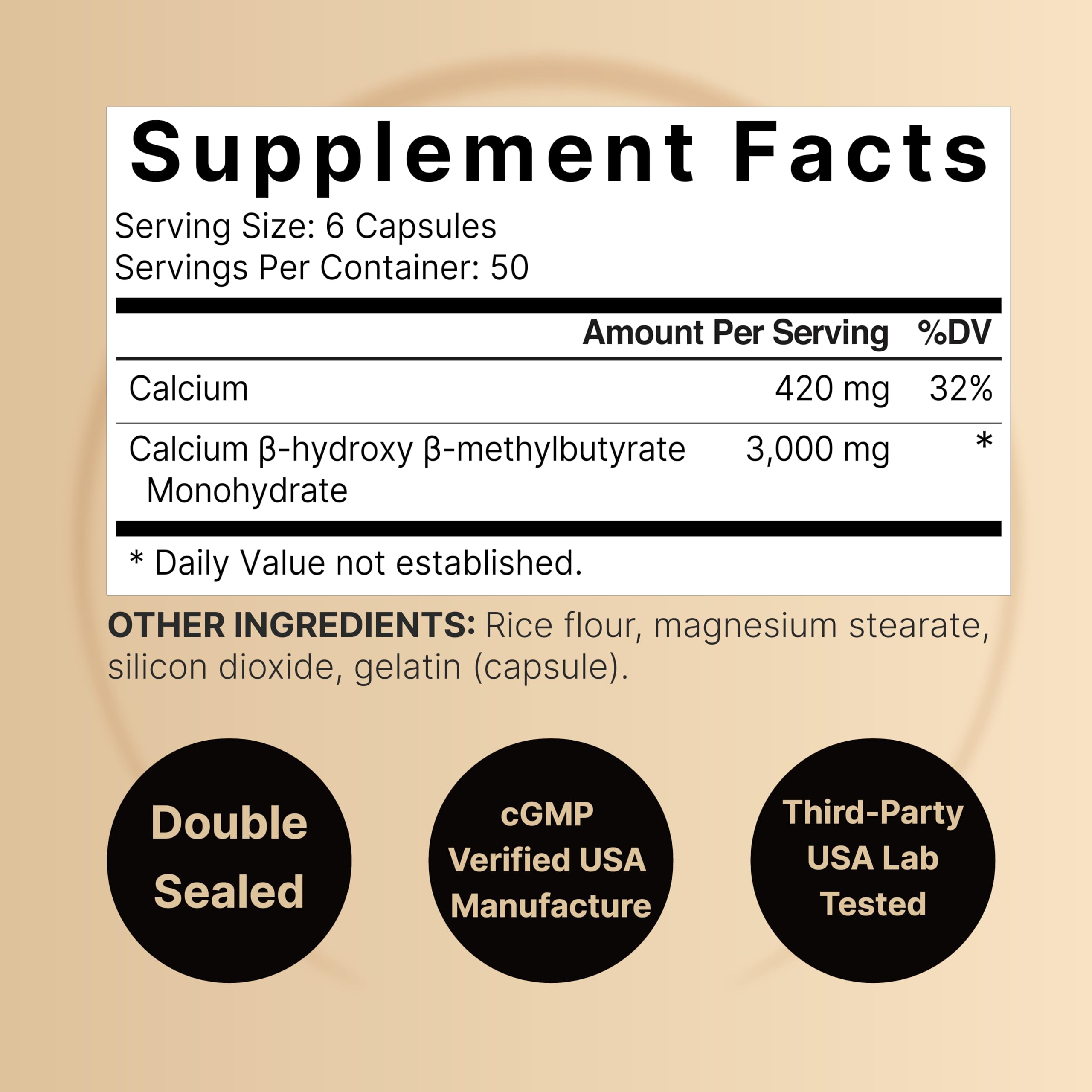 NatureBell HMB 3,000 mg - cápsulas: ayuda a la recuperación muscular