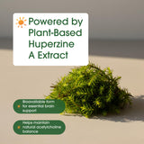 NatureBell Huperzine A ingredientes clave resaltados para una fórmula basada en plantas.