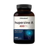 NatureBell Huperzine A cápsulas en botella para claridad mental diaria.