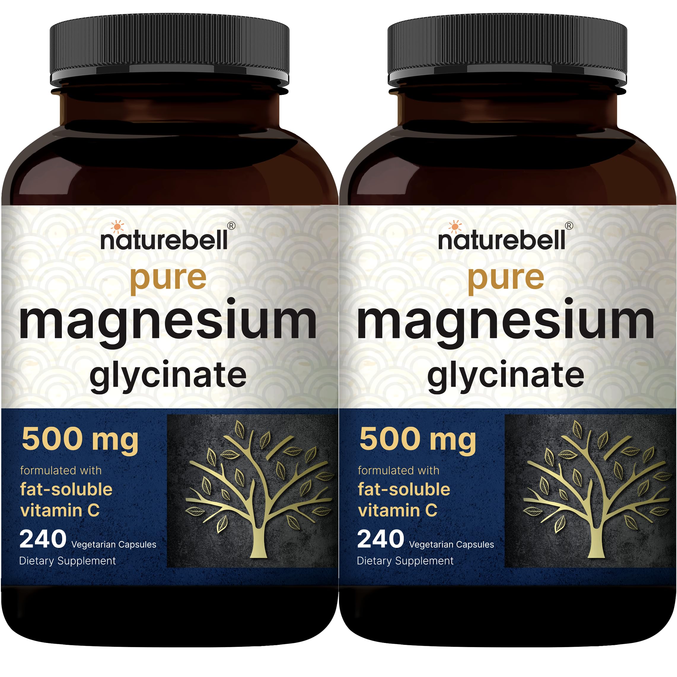 NatureBell Magnesio Glicinato 500 mg en cápsulas para uso diario