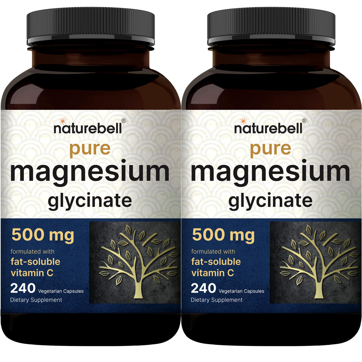 NatureBell Magnesio Glicinato 500 mg en cápsulas para uso diario