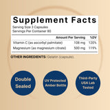 NatureBell citrato de magnesio, etiqueta frontal, información clara sobre ingredientes de alta pureza.
