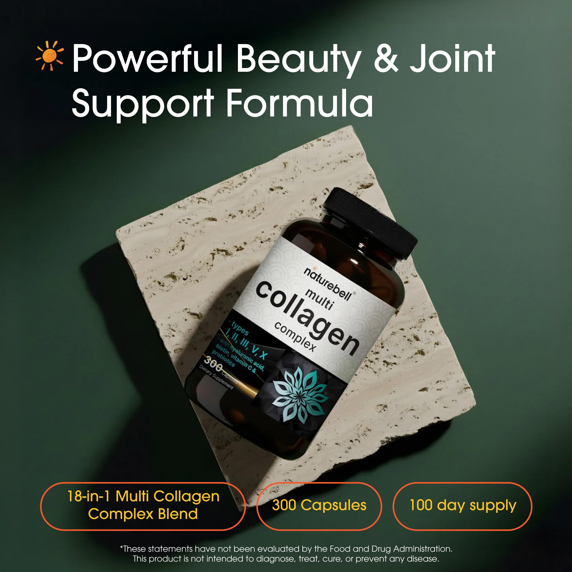 Componentes clave de NatureBell Multi Collagen, ingredientes variados para cuidado diario