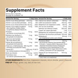 NatureBell multivitamínico metilado cápsulas detalle de la formulación