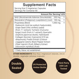 NatureBell NAD+ Complex: cápsulas vegetales para consumo diario y vitalidad.