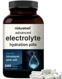NatureBell píldoras-electrolito-240: hidratación diaria para energía sostenida durante el día.