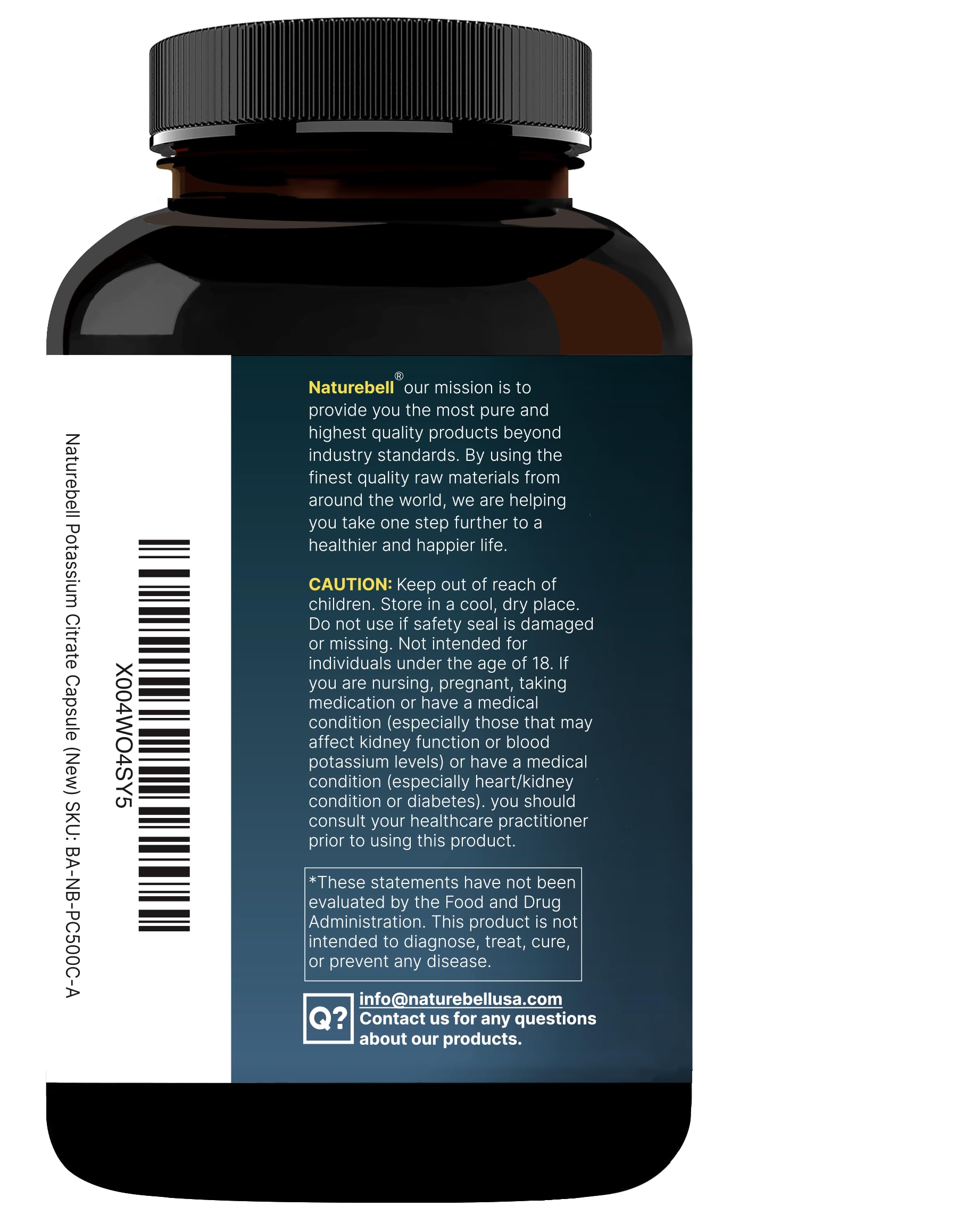 NatureBell Potassium Citrate, uso diario en vida activa y rutinas