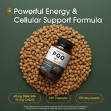 NatureBell PQQ con CoQ10, cápsulas en primer plano para uso diario