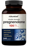 NatureBell Pregnenolona frasco 100 mg, apoyo potencial al bienestar diario.